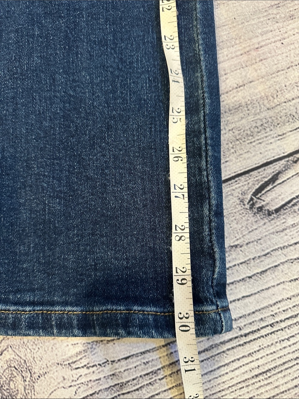 Peekskill Sz Large Embroidered Dark Blue Denim Jumpsuit with Belted Waist • NEW! - Picture 9 of 12